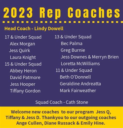 coaches rep